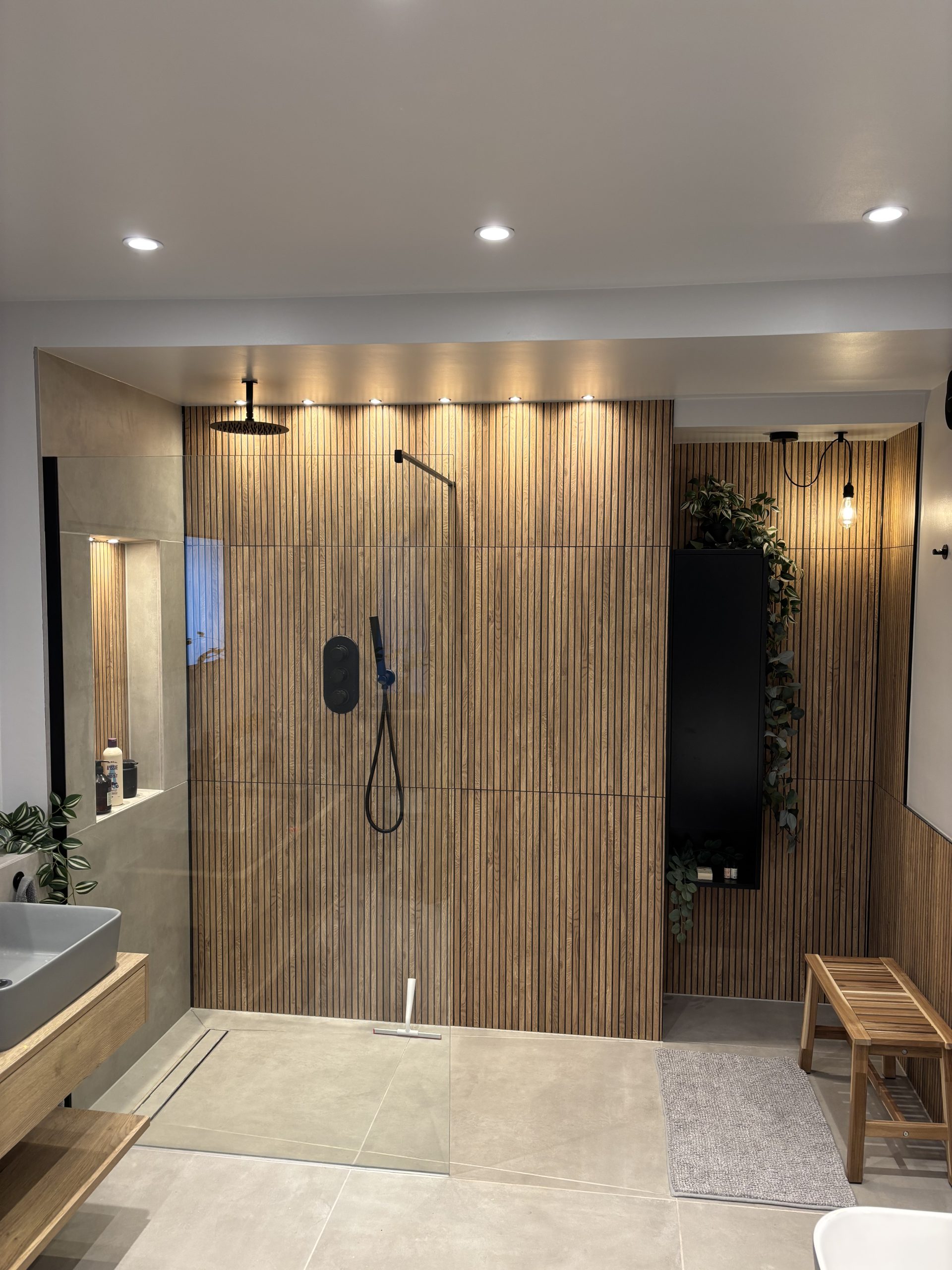 luxury bathroom completed